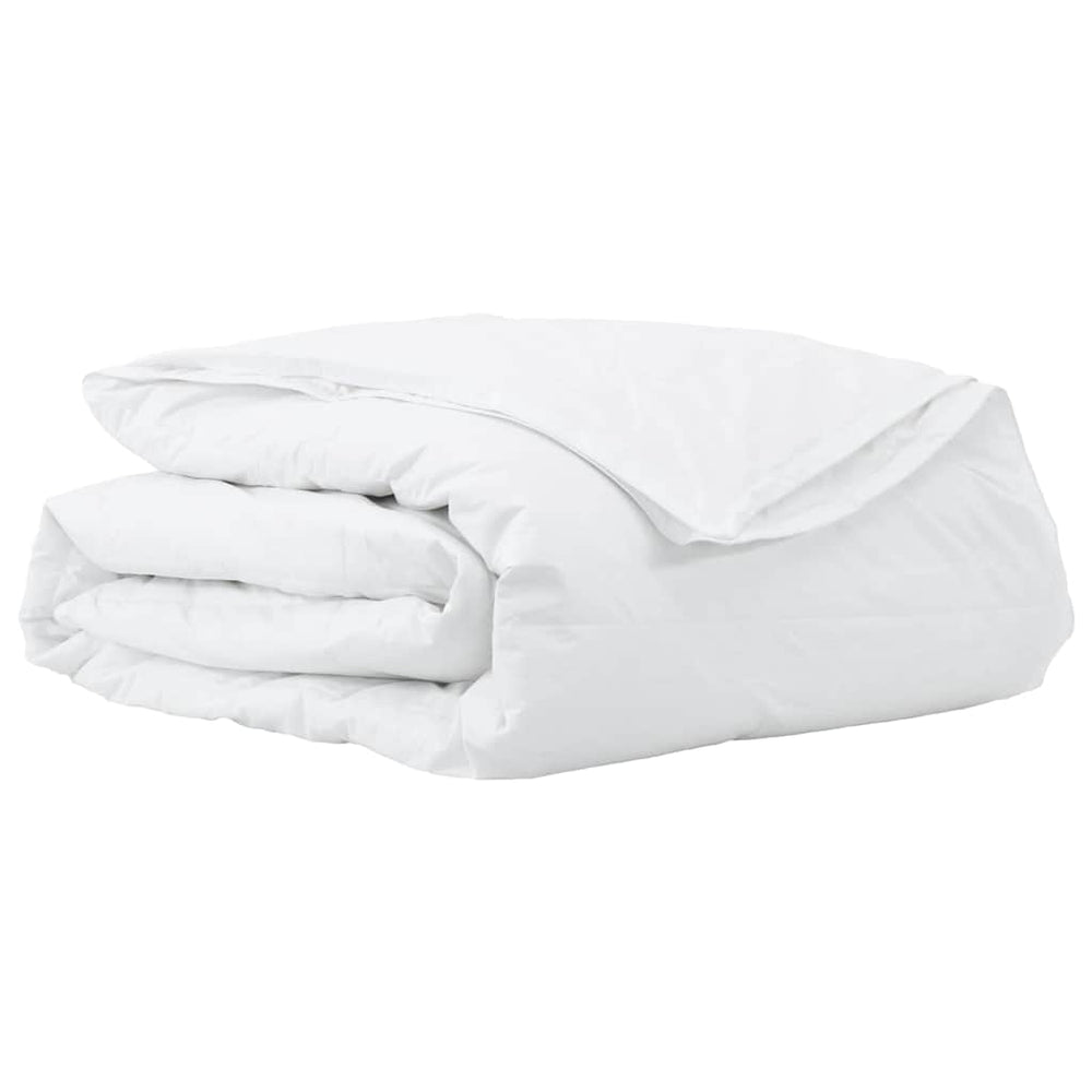 Vidaxl 2-in-1 dekbed wit 200 x 220 cm veren