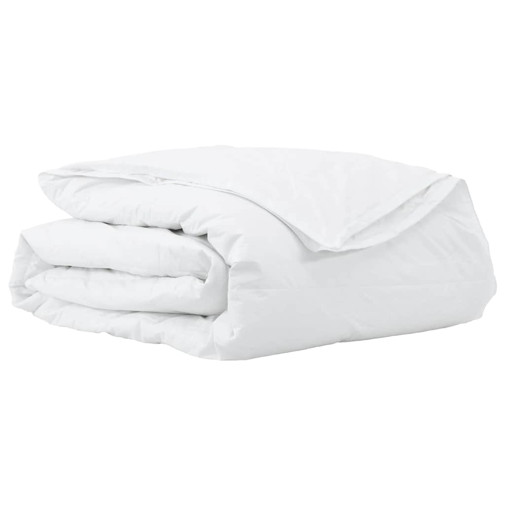Vidaxl 2-in-1 dekbed wit 240 x 220 cm veren
