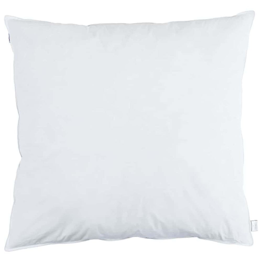 Vidaxl hoofdkussen met kussen 2 pcs wit 65 x 65 cm veren