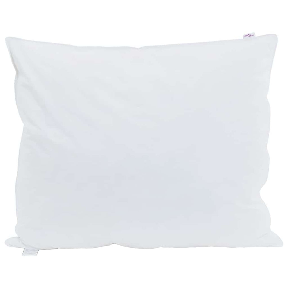 Vidaxl hoofdkussen met kussen 2 pcs wit 60 x 70 cm veren