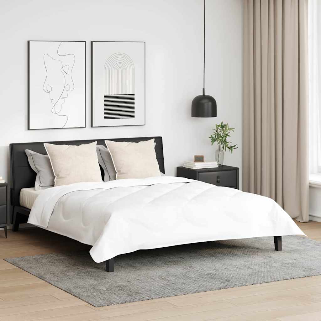 Vidaxl hoofdkussen met kussen 2 pcs wit 60 x 70 cm katoen