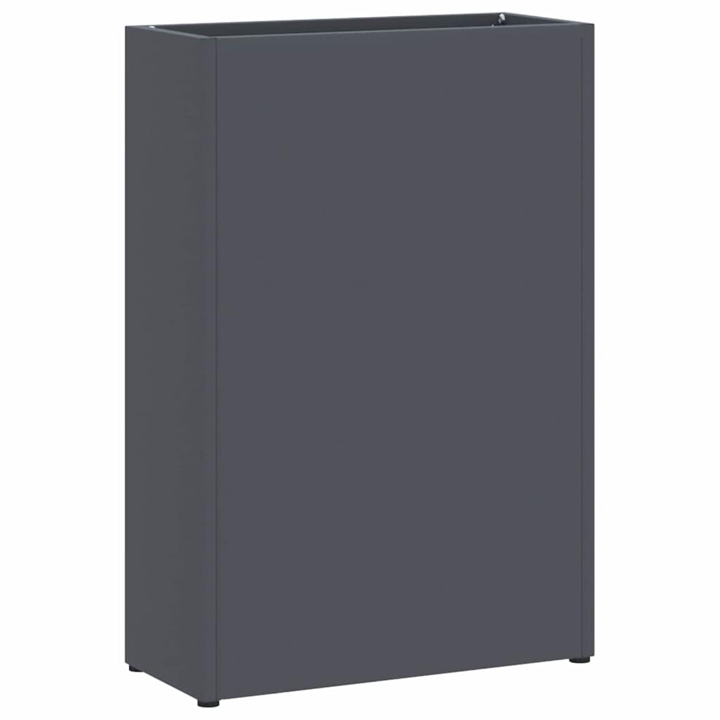 Vidaxl paraplu standaard antraciet 28 x 12 x 41 cm staal