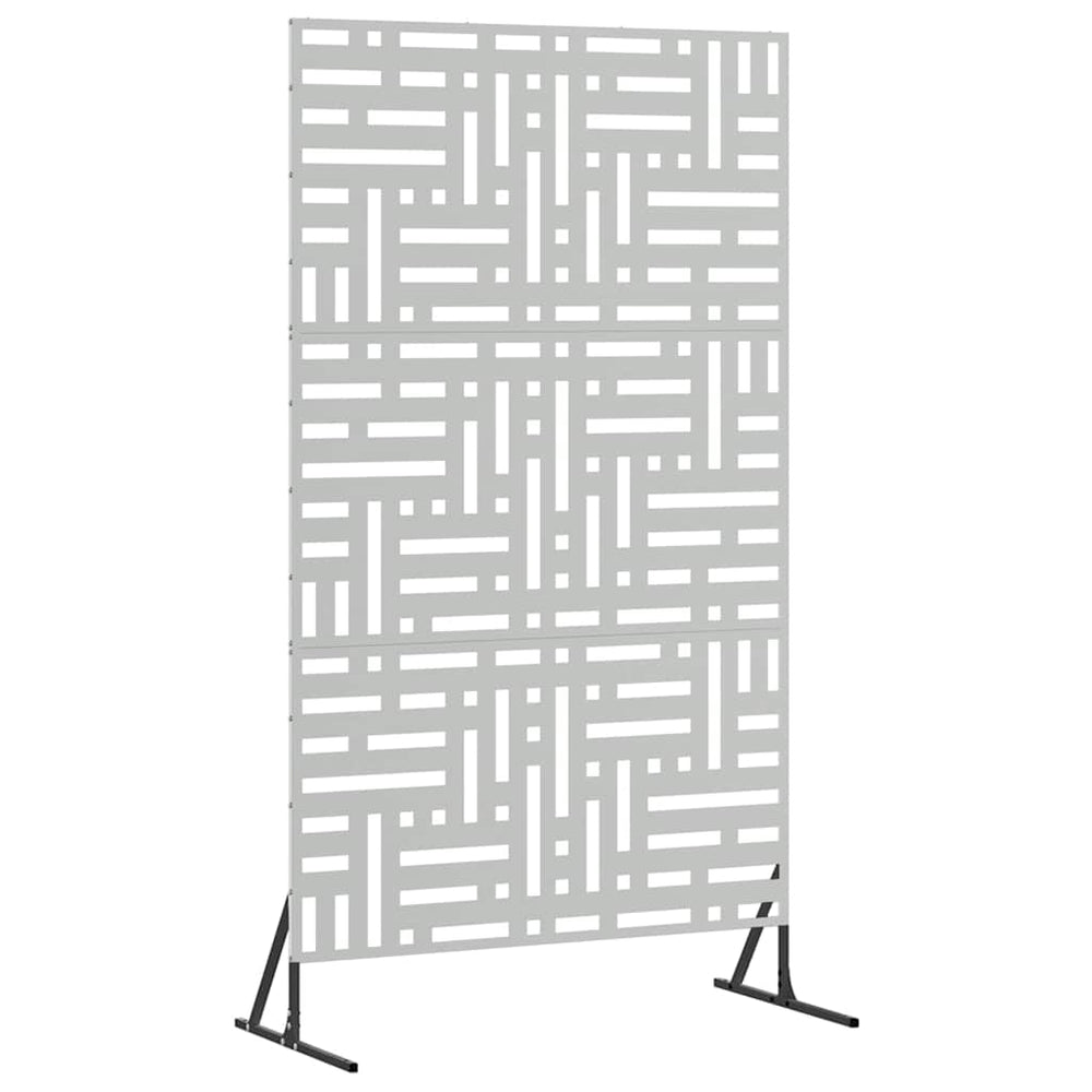 Vidaxl privacyscherm grijs 100 x 50 x 180 cm staal