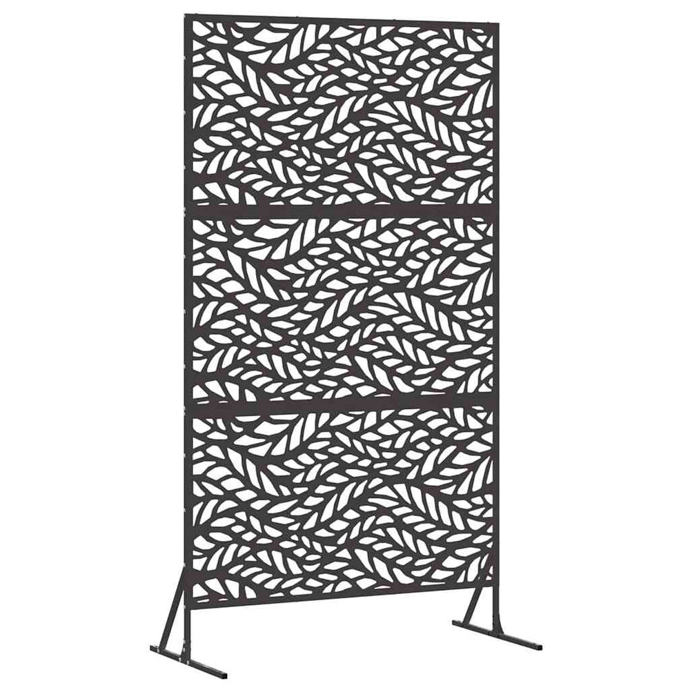 Vidaxl privacyscherm zwart 100 x 50 x 180 cm staal