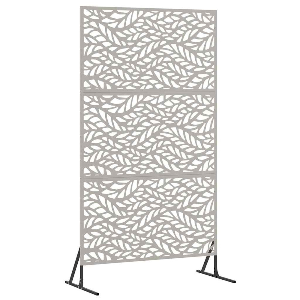 Vidaxl privacyscherm grijs 100 x 50 x 180 cm cortenstaal