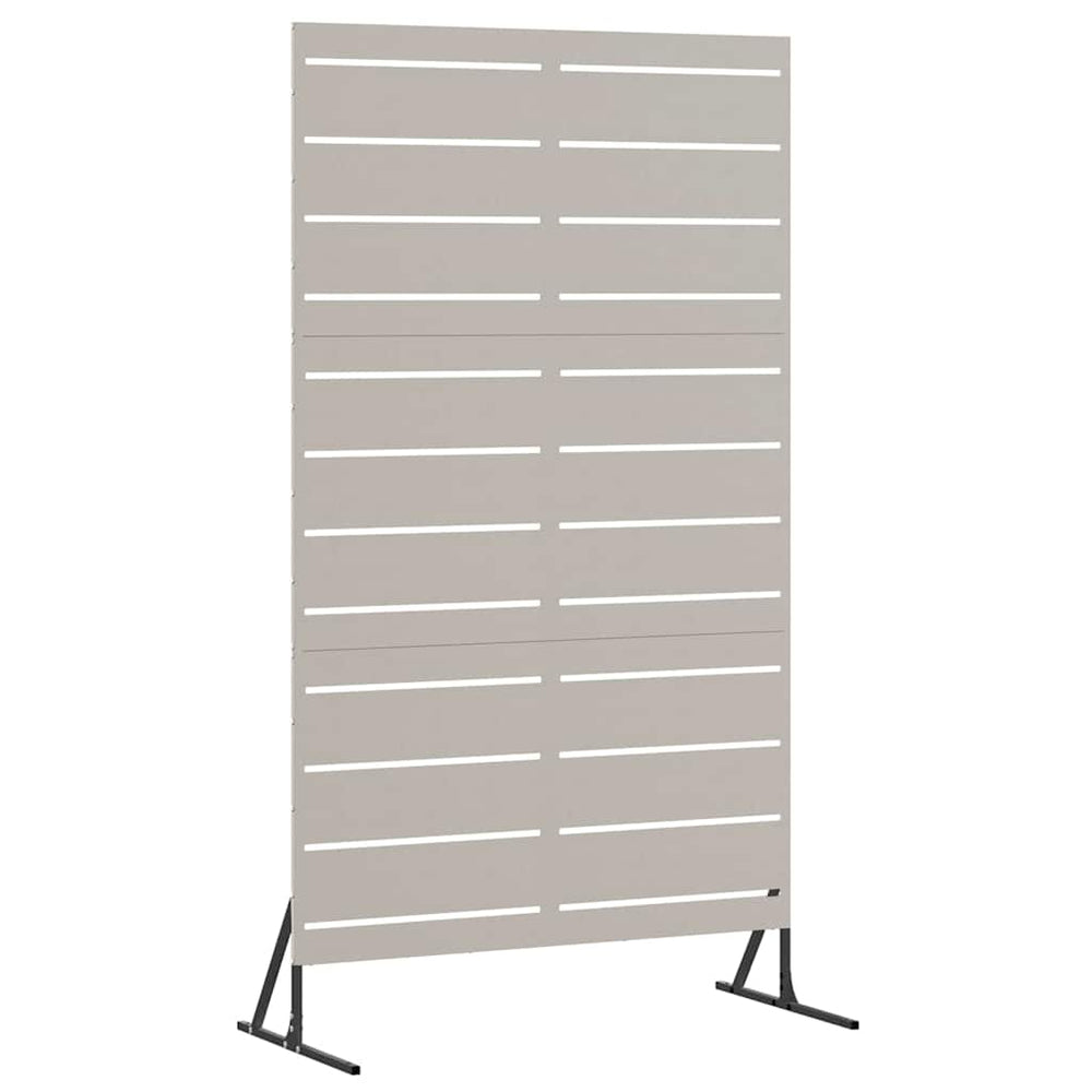 Vidaxl privacyscherm grijs 100 x 50 x 180 cm cortenstaal