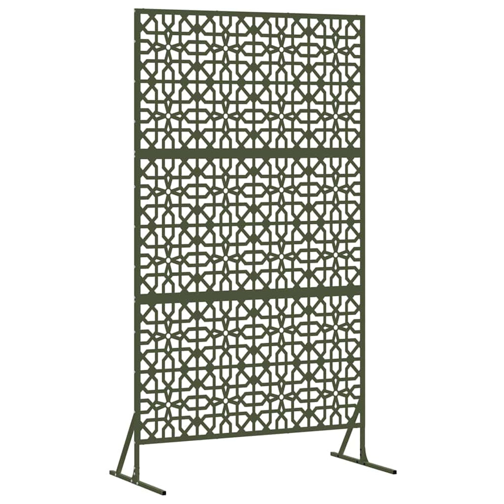 Vidaxl privacyscherm olijfgroen 100 x 50 x 180 cm staal