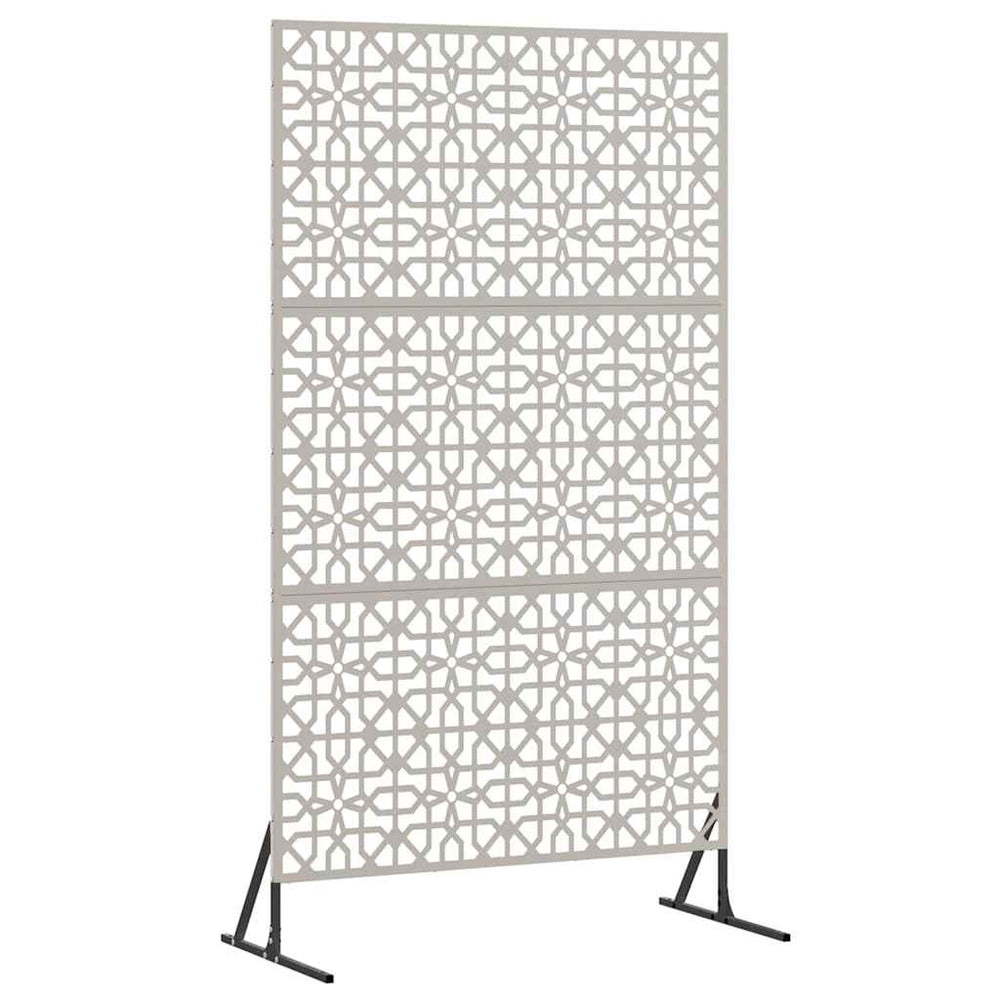 Vidaxl privacyscherm grijs 100 x 50 x 180 cm cortenstaal
