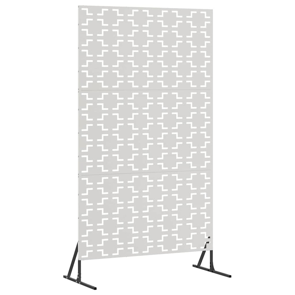 Vidaxl privacyscherm grijs 100 x 50 x 180 cm staal