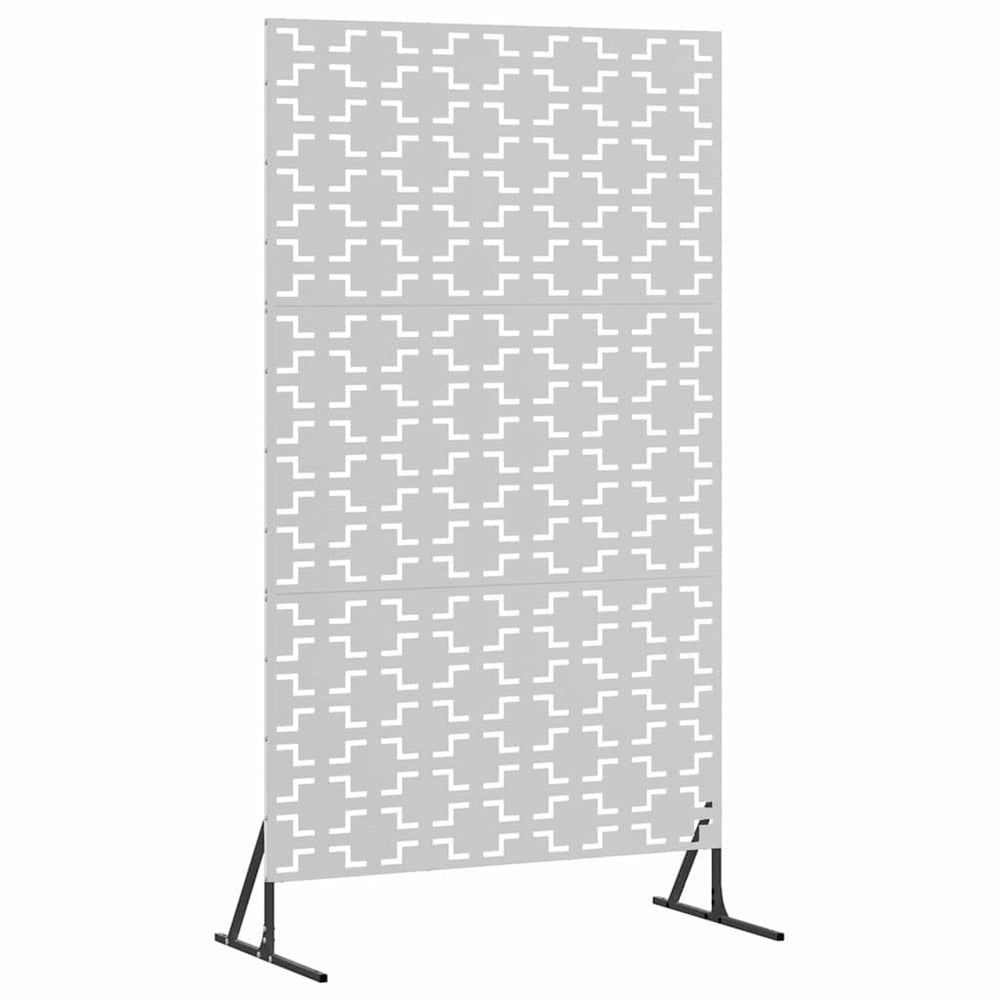 Vidaxl privacyscherm grijs 100 x 50 x 180 cm staal