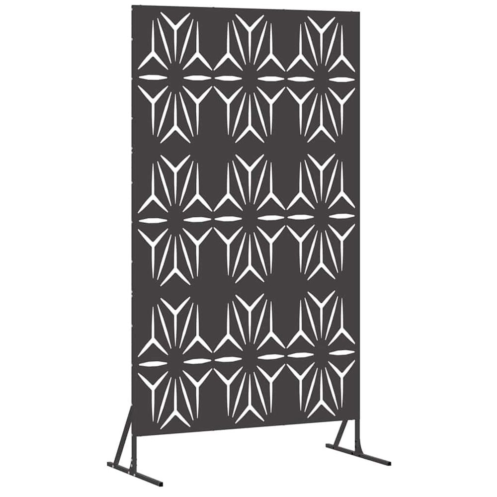 Vidaxl privacyscherm zwart 100 x 50 x 180 cm staal