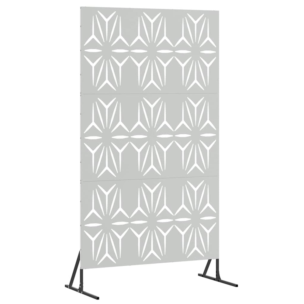 Vidaxl privacyscherm grijs 100 x 50 x 180 cm staal