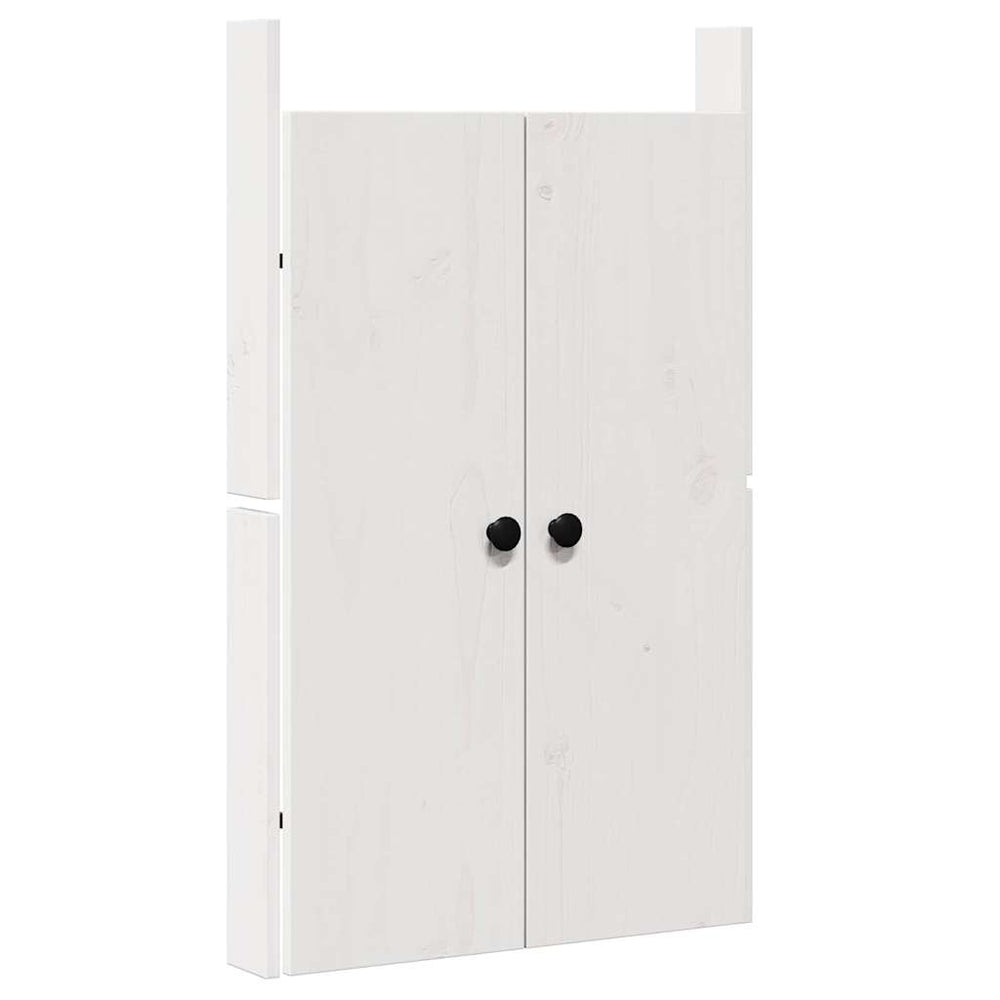 Vidaxl keukendeur wit 50 x 9 x 82 cm massief grenenhout