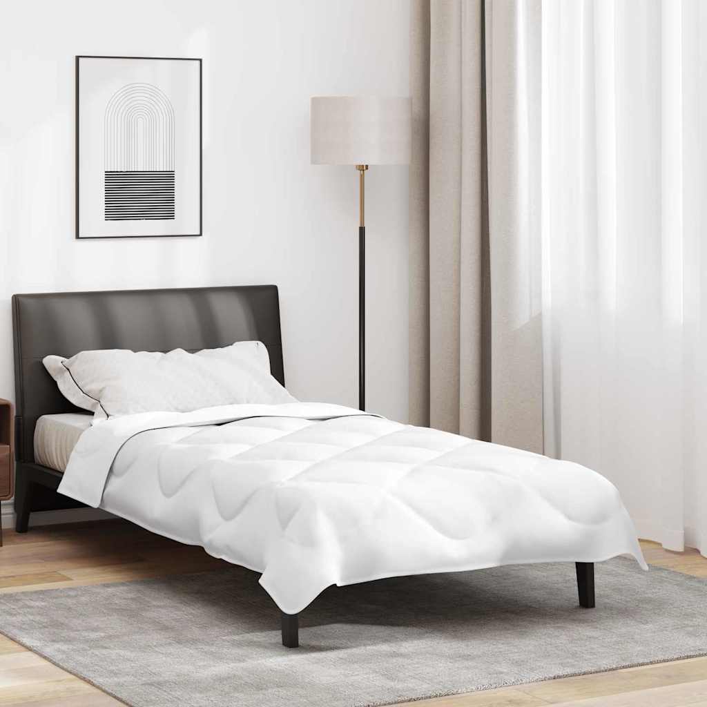 Vidaxl zomer dekbed wit 220 x 135 x 3 cm polyester