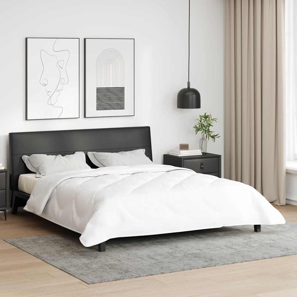 Vidaxl dekbed wit 240 x 200 x 5 cm polyester
