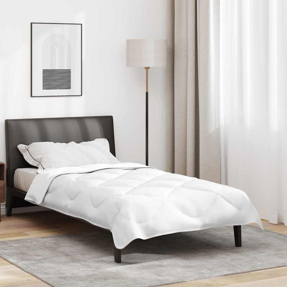 Vidaxl 2-in-1 dekbed wit 140 x 200 cm polyester