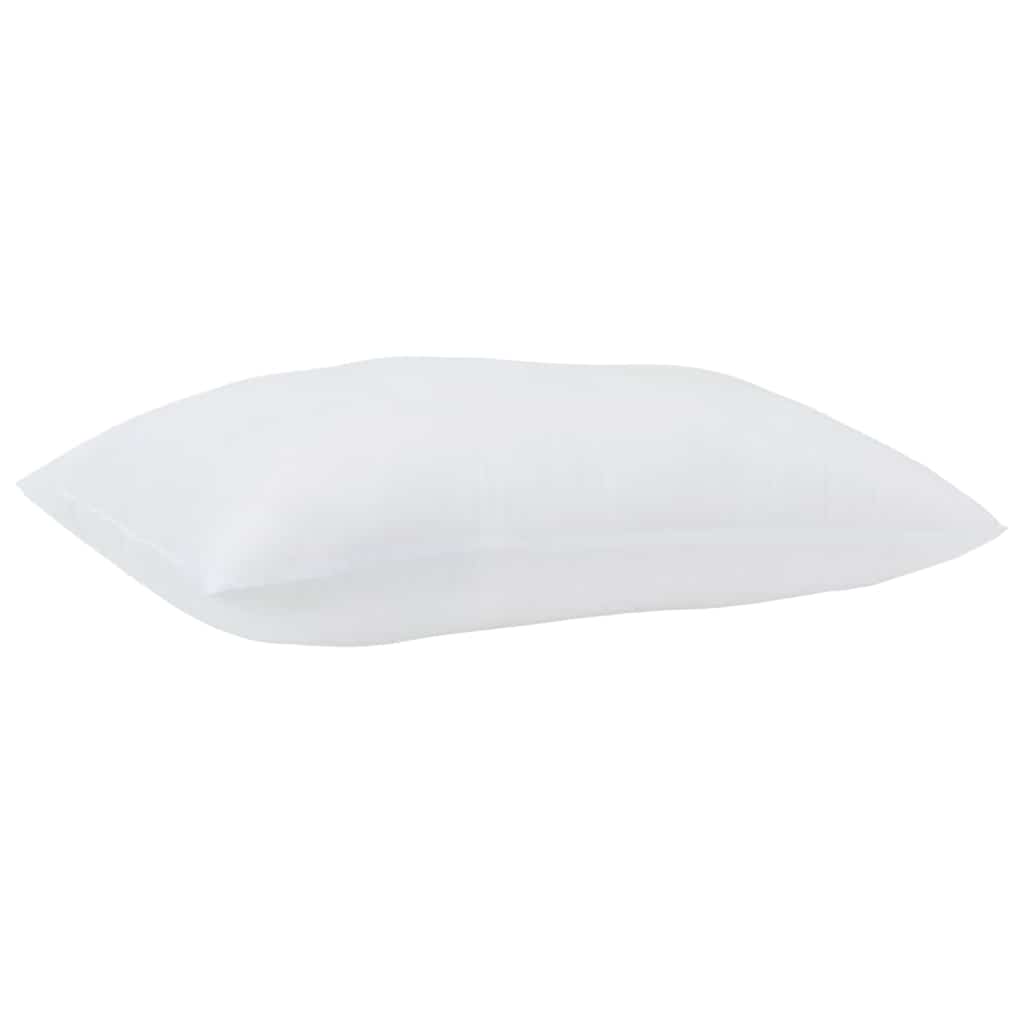 Vidaxl hoofdkussen met kussen wit 61 x 41 x 20 cm polyester