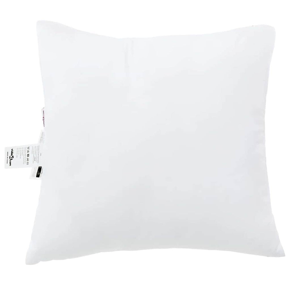 Vidaxl hoofdkussen met kussen 2 pcs wit 61 x 41 x 20 cm polyester