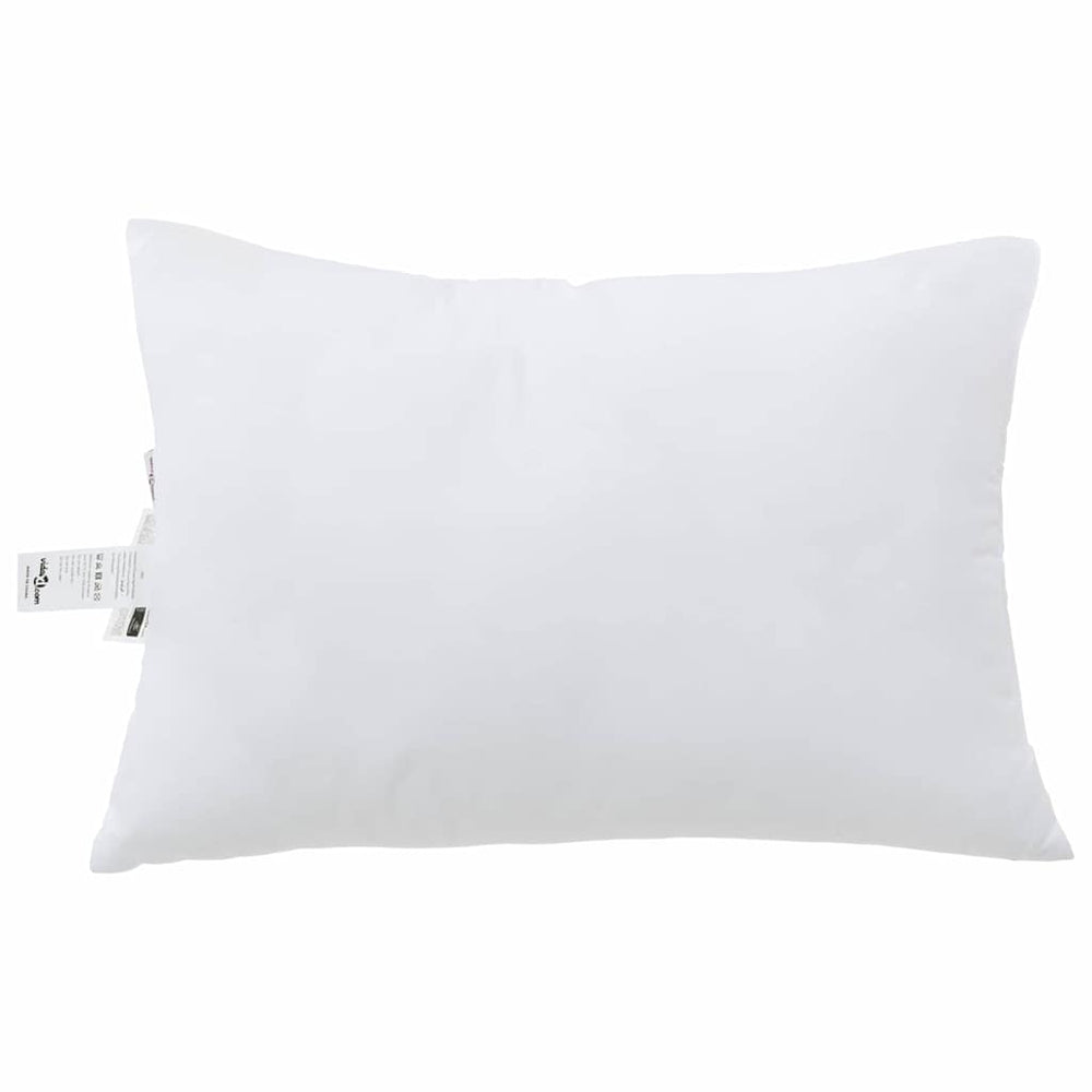 Vidaxl hoofdkussen met kussen 2 pcs wit 61 x 41 x 20 cm polyester