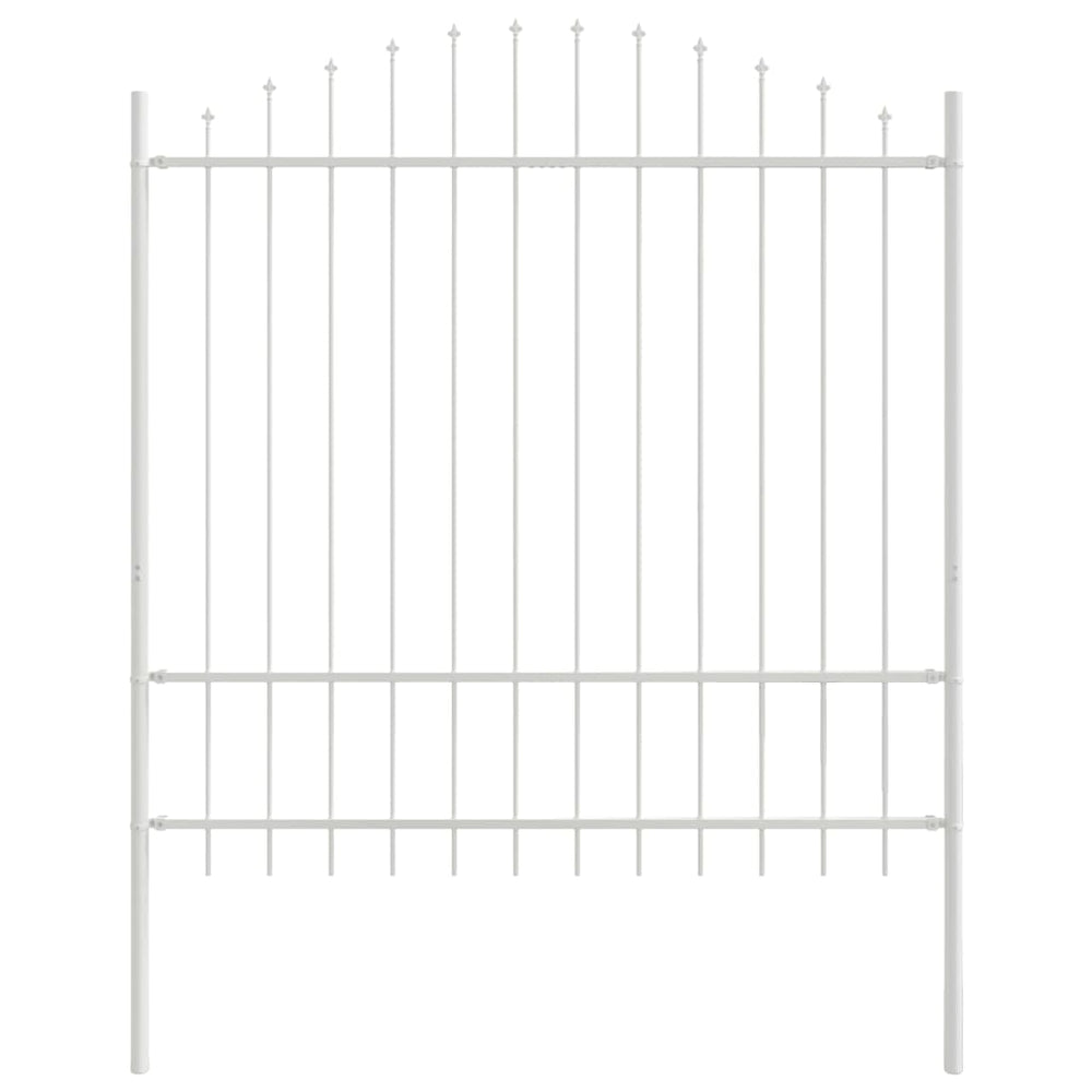 Vidaxl tuinhek wit 170 x 215 cm gepoedercoat staal