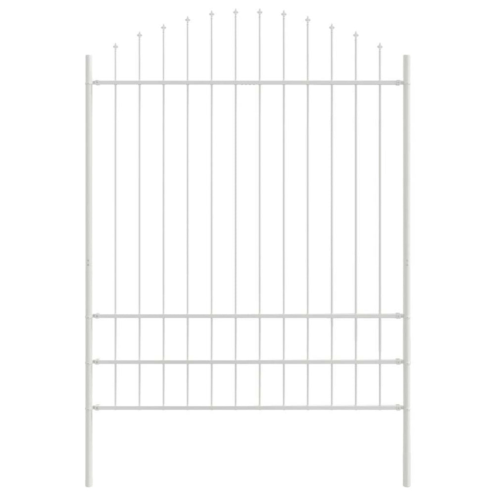 Vidaxl tuinhek wit 170 x 225 cm gepoedercoat staal