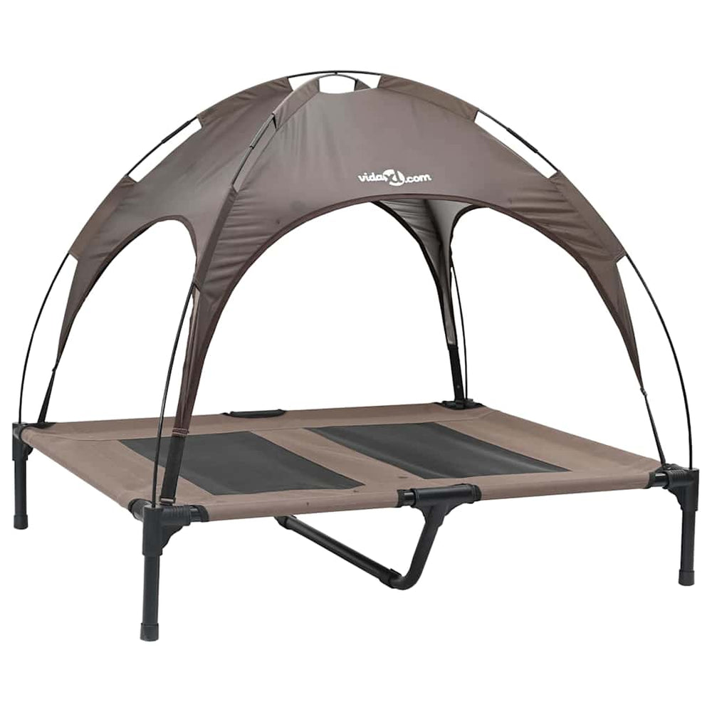 Vidaxl hondenbed bruin 92 x 77 x 82,5 cm staal