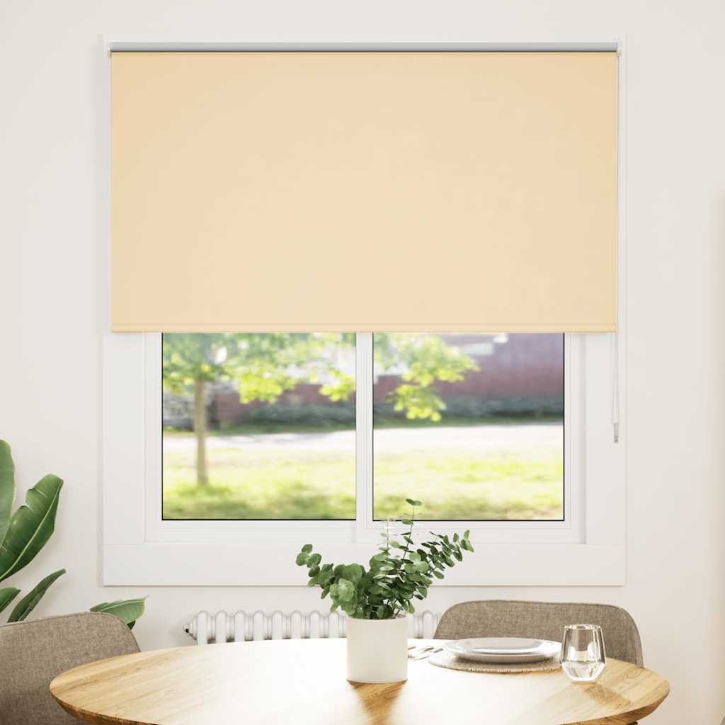 Vidaxl rolgordijn verduisterend 120x175 cm stofbreedte 116,6 cm beige