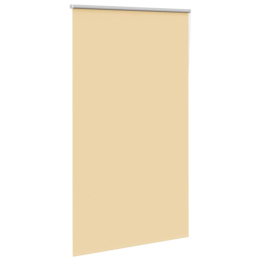 Vidaxl rolgordijn verduisterend 130x210 cm stofbreedte 126,6 cm beige