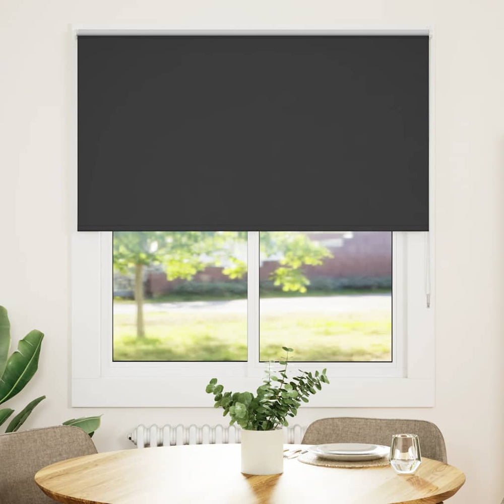 Vidaxl rolgordijn verduisterend 135x150 cm stofbreedte 131,6 cm zwart