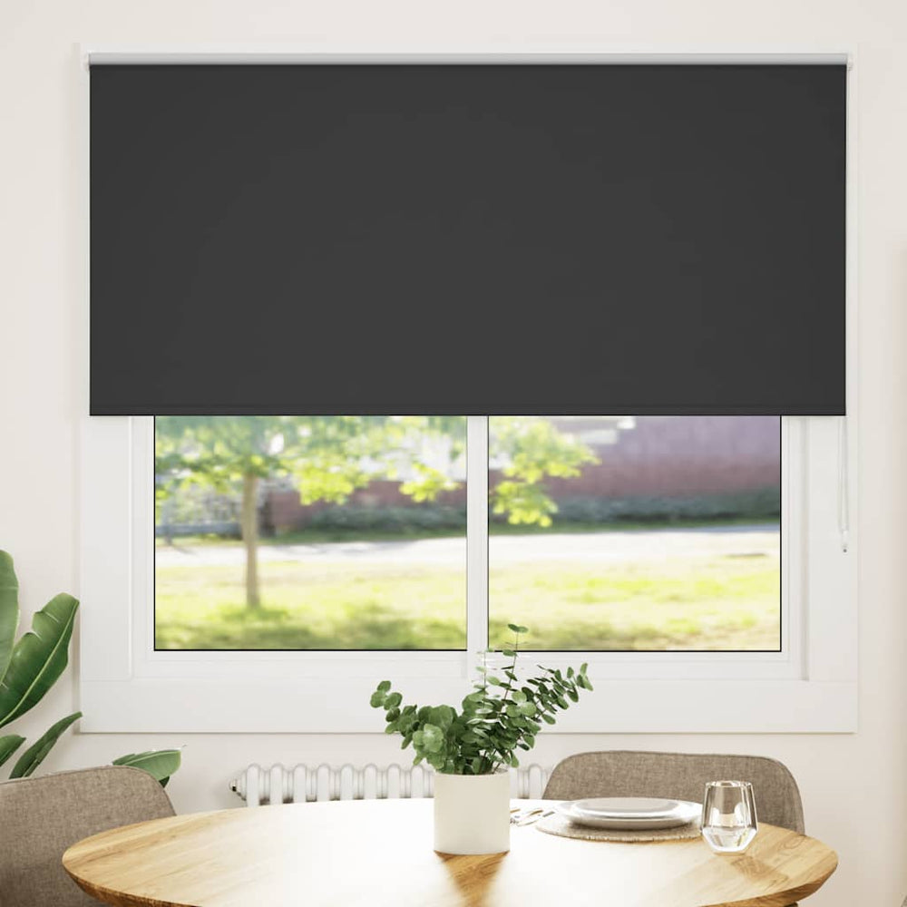 Vidaxl rolgordijn verduisterend 155x175 cm stofbreedte 151,6 cm zwart
