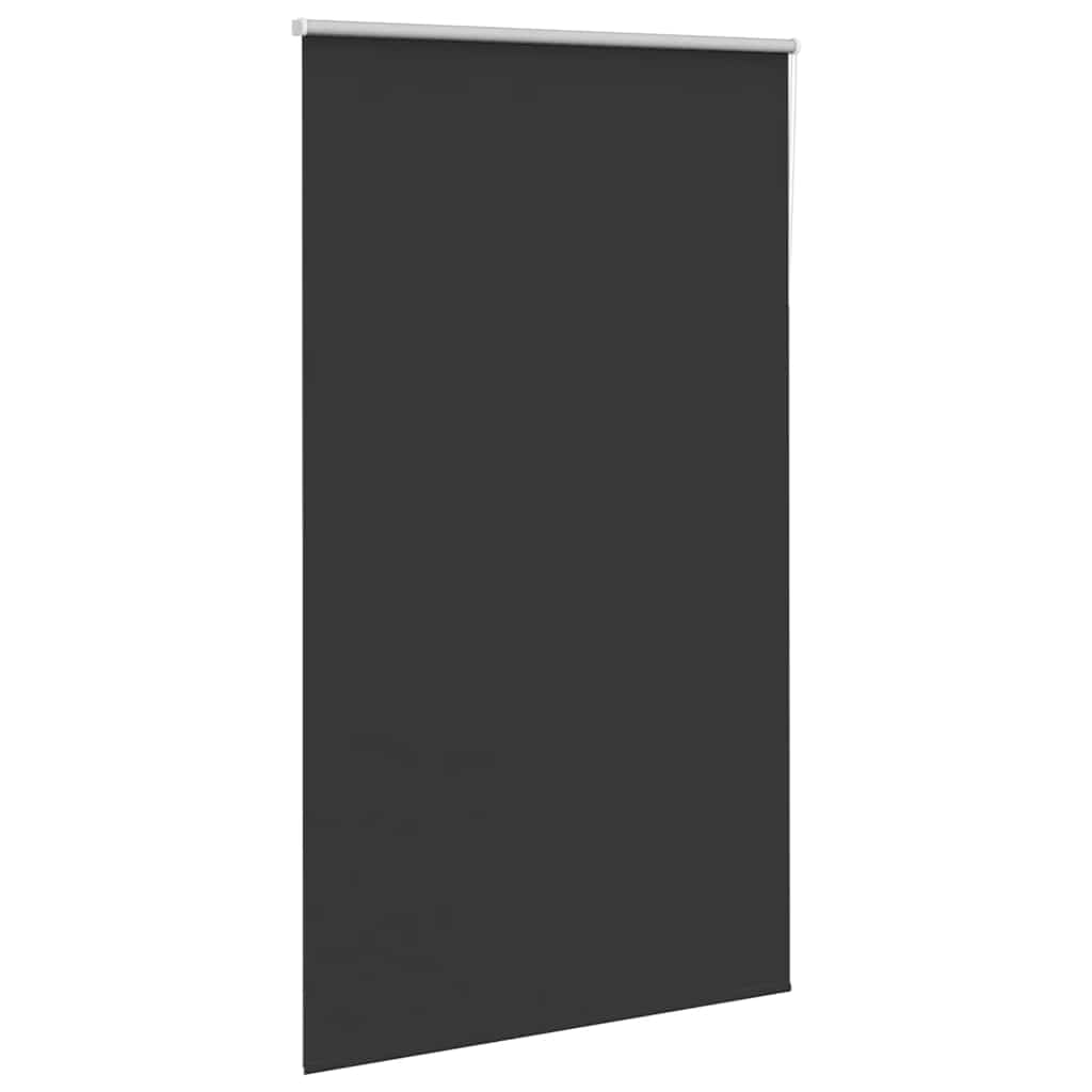 Vidaxl rolgordijn verduisterend 140x210 cm stofbreedte 136,6 cm zwart