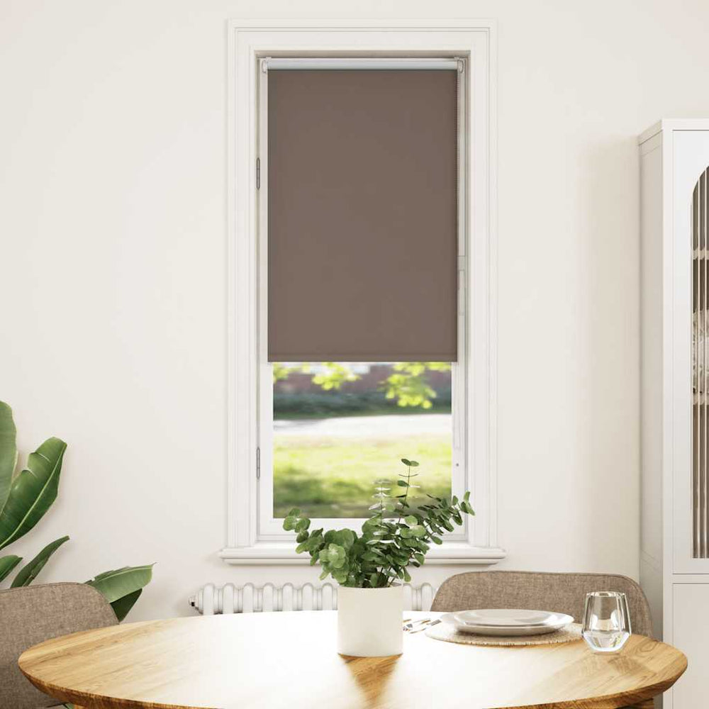 Vidaxl rolgordijn verduisterend koffie 45x130 cm stofbreedte 40,7 cm