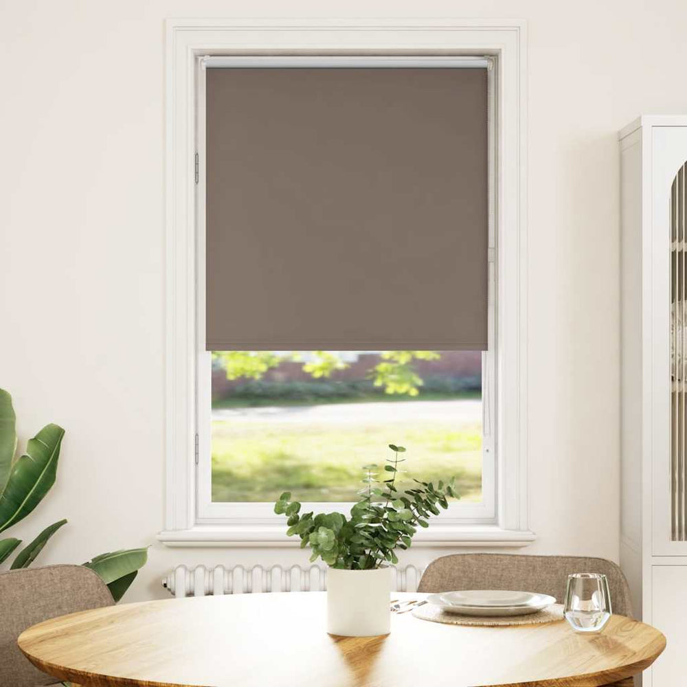 Vidaxl rolgordijn verduisterend koffie 75x130 cm stofbreedte 70,7 cm