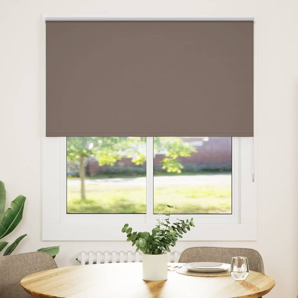Vidaxl rolgordijn verduisterend koffie 130x130 cm stofbreedte 126,6 cm