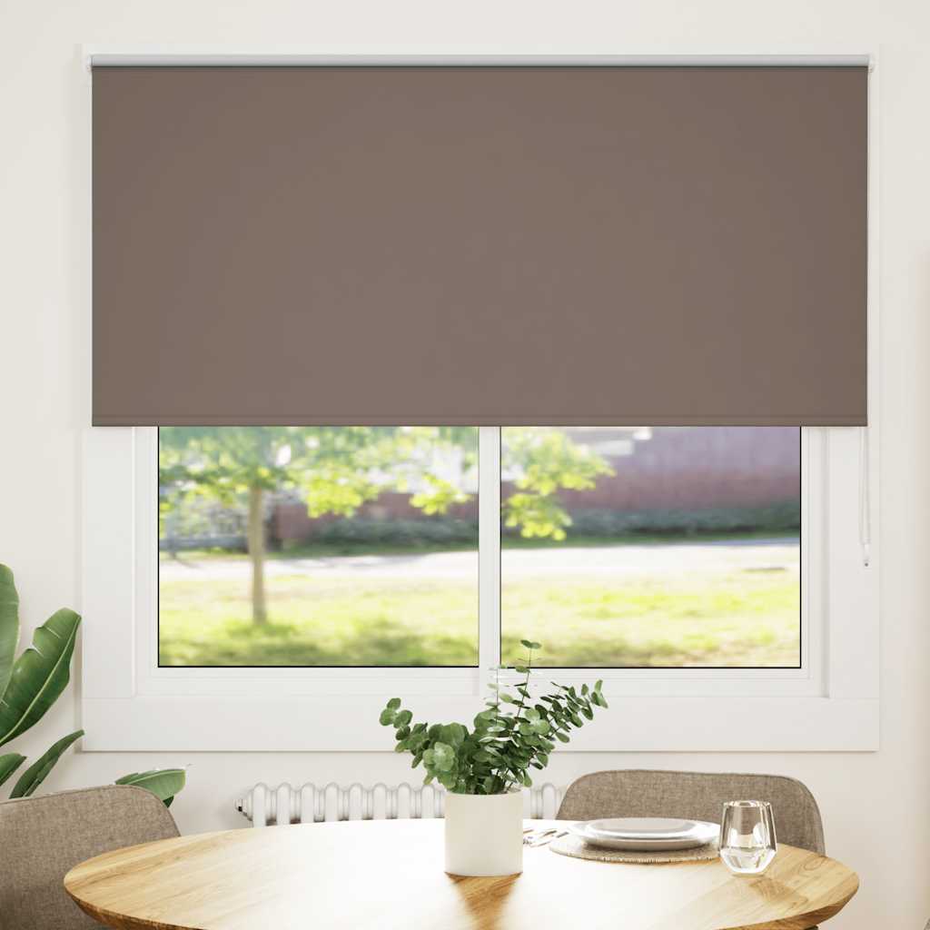 Vidaxl rolgordijn verduisterend koffie 165x130 cm stofbreedte 161,6 cm