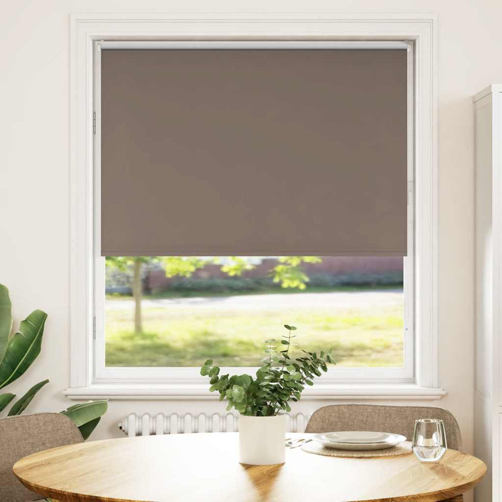 Vidaxl rolgordijn verduisterend koffie 100x150 cm stofbreedte 95,7 cm