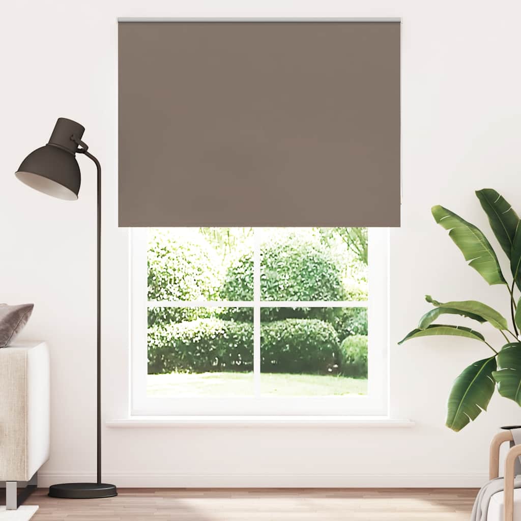 Vidaxl rolgordijn verduisterend koffie 145x210 cm stofbreedte 141,6 cm