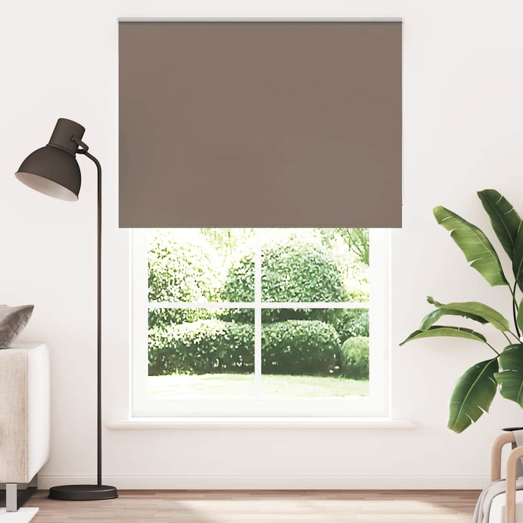 Vidaxl rolgordijn verduisterend koffie 155x210 cm stofbreedte 151,6 cm