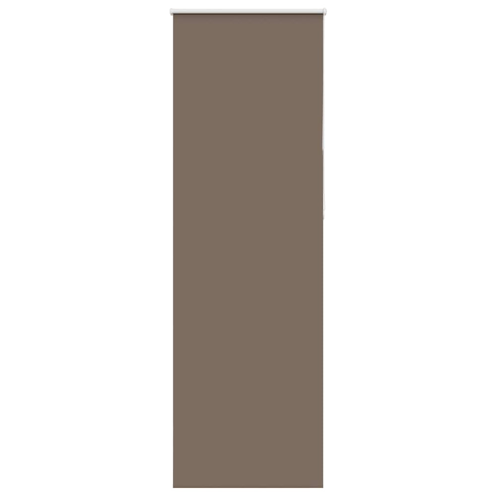 Vidaxl rolgordijn verduisterend koffie 75x230 cm stofbreedte 70,7 cm