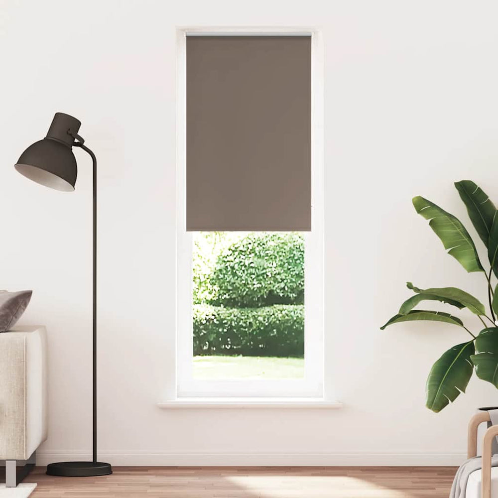 Vidaxl rolgordijn verduisterend koffie 75x230 cm stofbreedte 70,7 cm