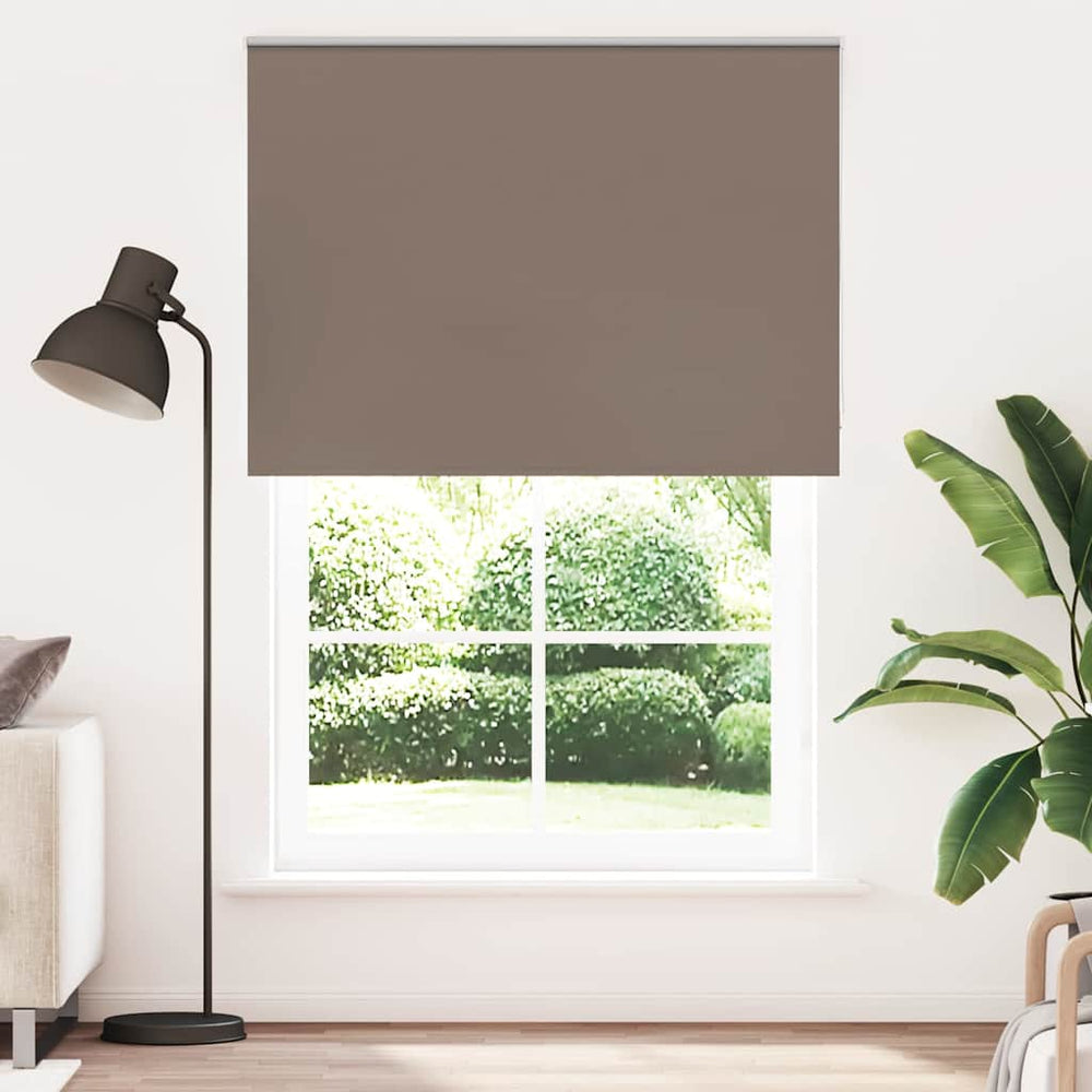 Vidaxl rolgordijn verduisterend koffie 145x230 cm stofbreedte 141,6 cm