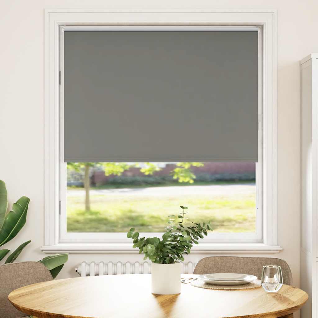 Vidaxl rolgordijn verduisterend 105x175 cm stofbreedte 100,7 cm grijs