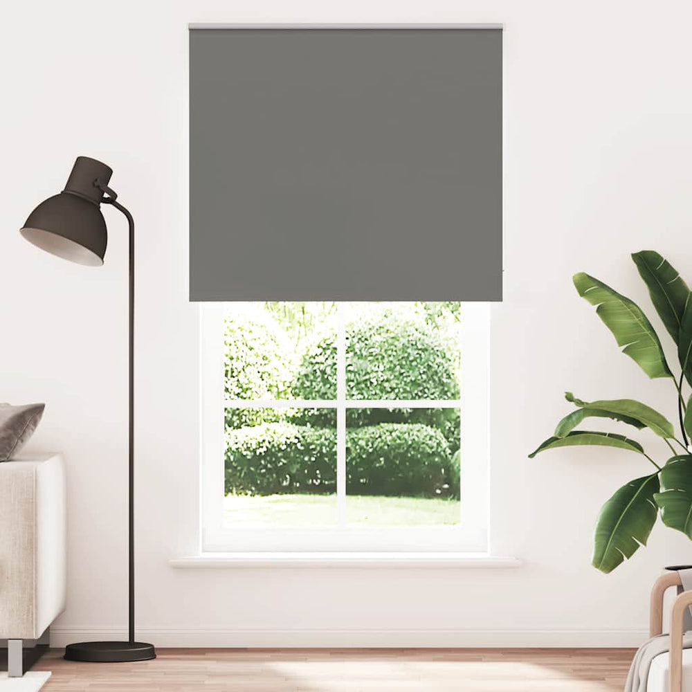 Vidaxl rolgordijn verduisterend 120x210 cm stofbreedte 116,6 cm grijs