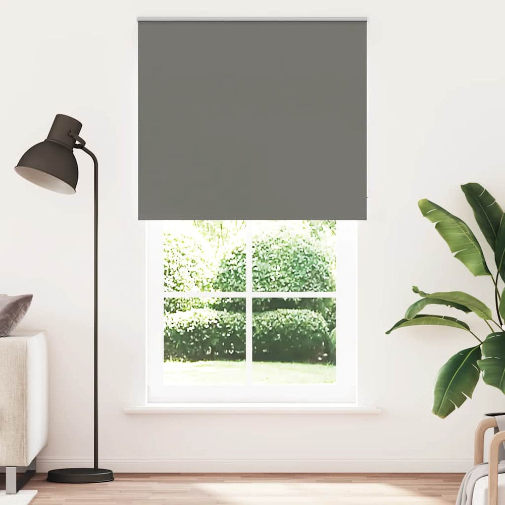 Vidaxl rolgordijn verduisterend 130x230 cm stofbreedte 126,6 cm grijs
