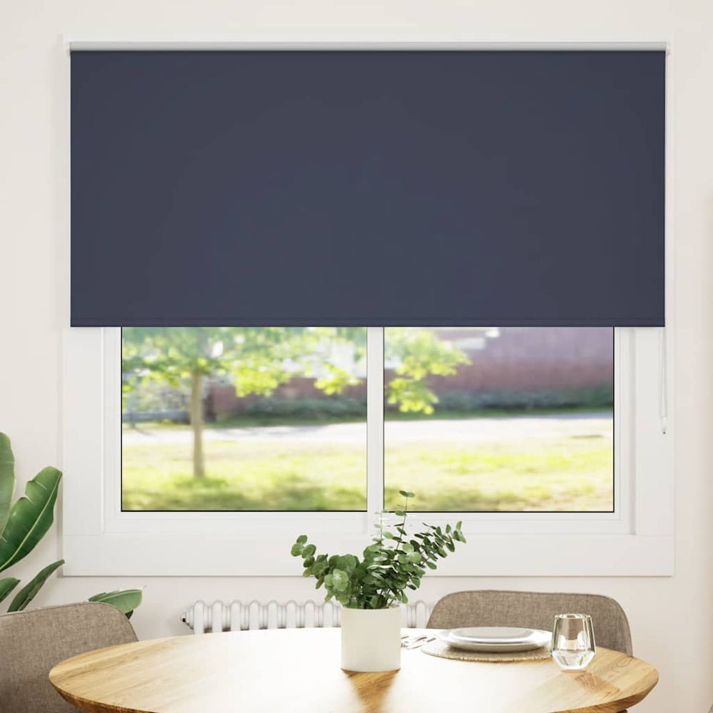 Vidaxl rolgordijn verduisterend 160x175 cm stofbreedte 156,6 cm blauw