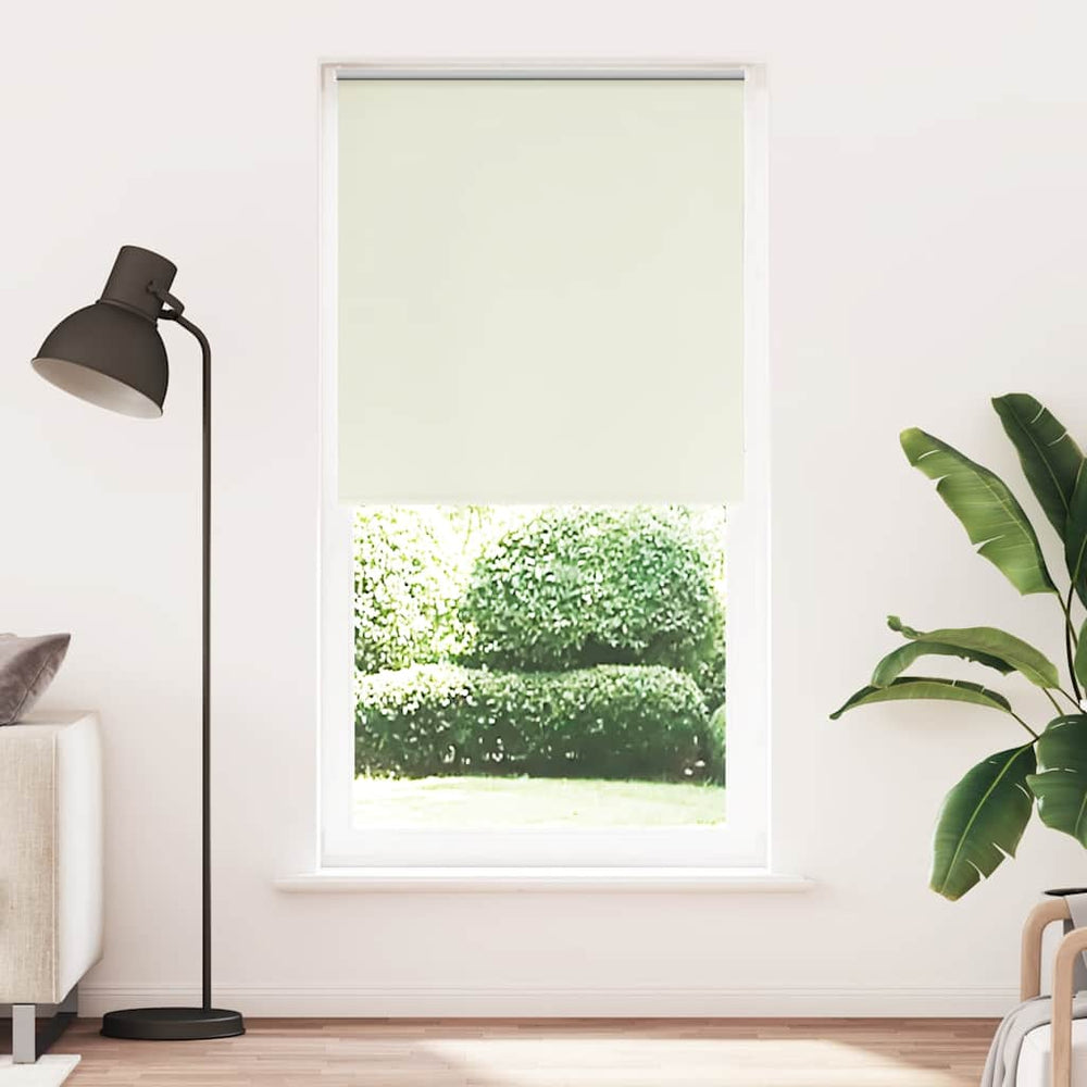 Vidaxl rolgordijn verduisterend gebroken wit 90x210 cm stofbreedte