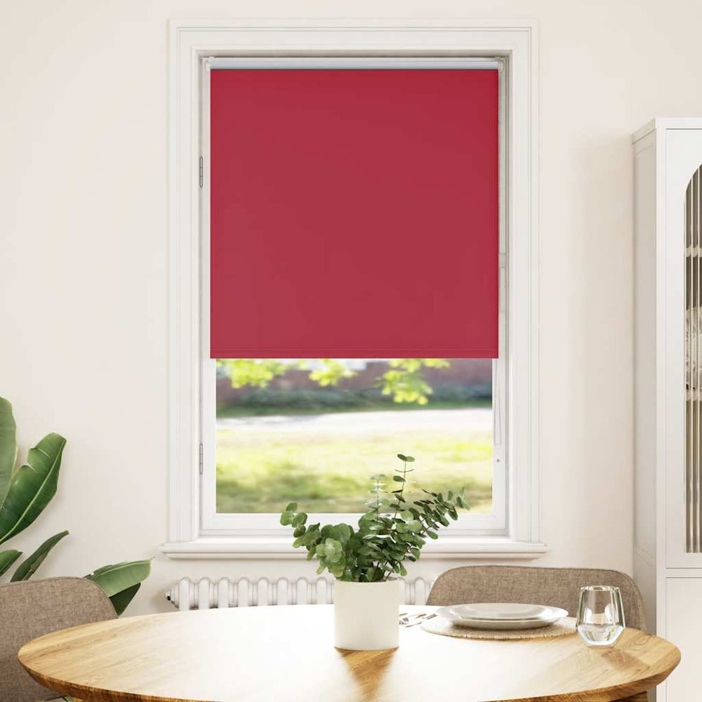 Vidaxl rolgordijn verduisterend 70x175 cm stofbreedte 65,7 cm rood