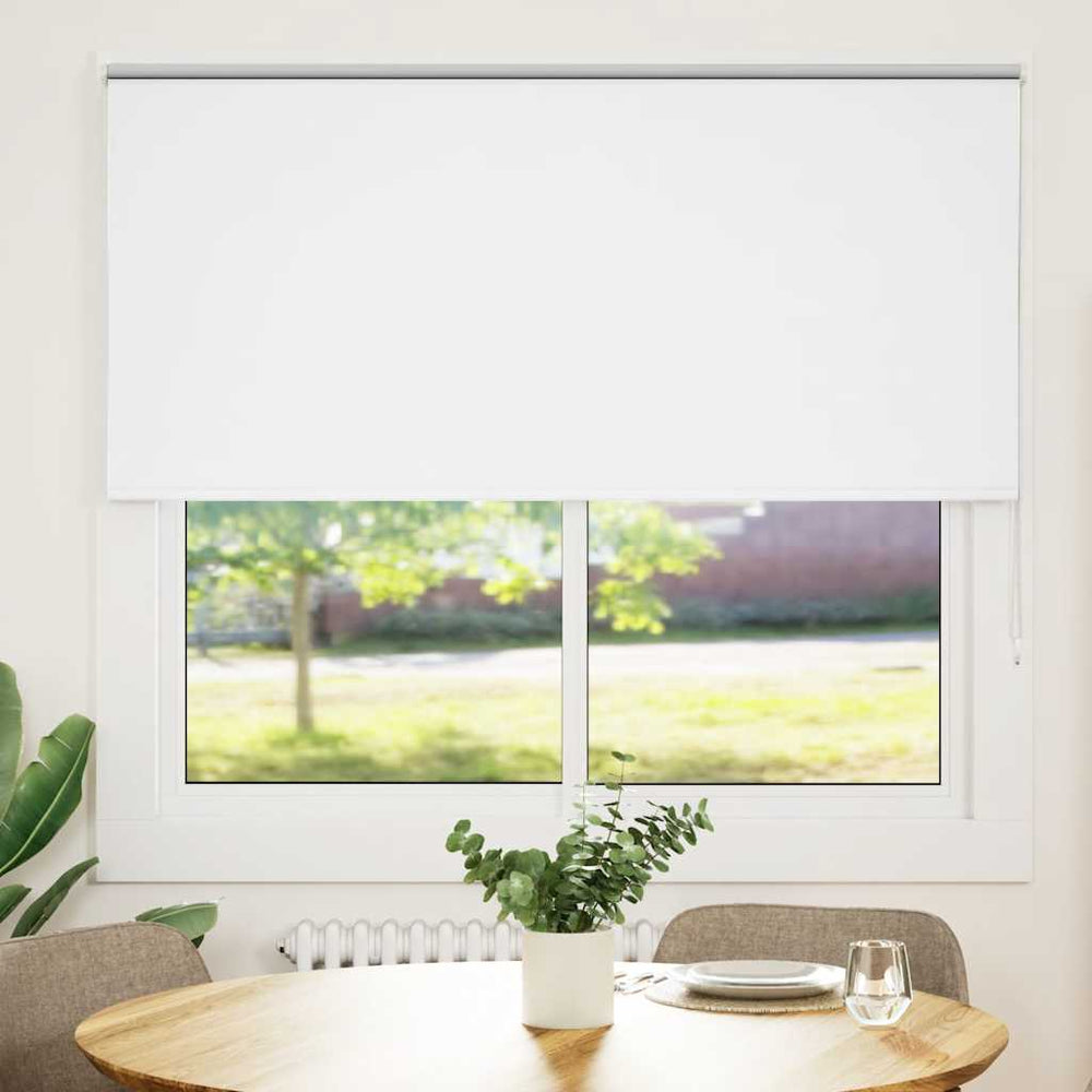 Vidaxl rolgordijn verduisterend 160x130 cm stofbreedte 156,6 cm wit