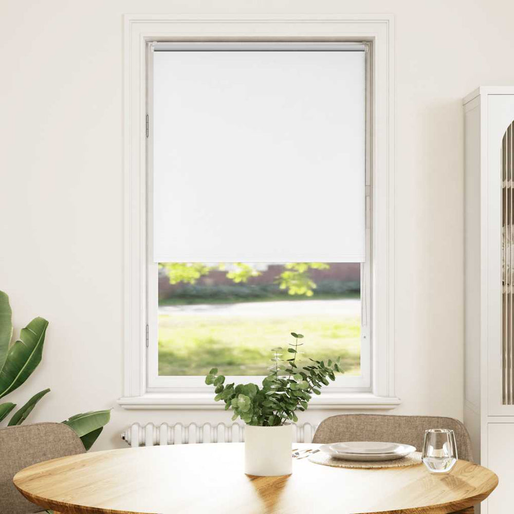 Vidaxl rolgordijn verduisterend 85x150 cm stofbreedte 80,7 cm wit