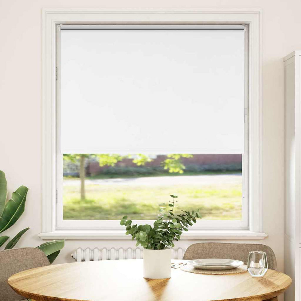 Vidaxl rolgordijn verduisterend 115x150 cm stofbreedte 110,7 cm wit
